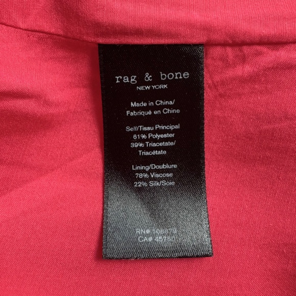✨NEW✨ RAG & BONE  Denton Strappy Dress Hot Pink Sz 8 - Picture 9 of 10